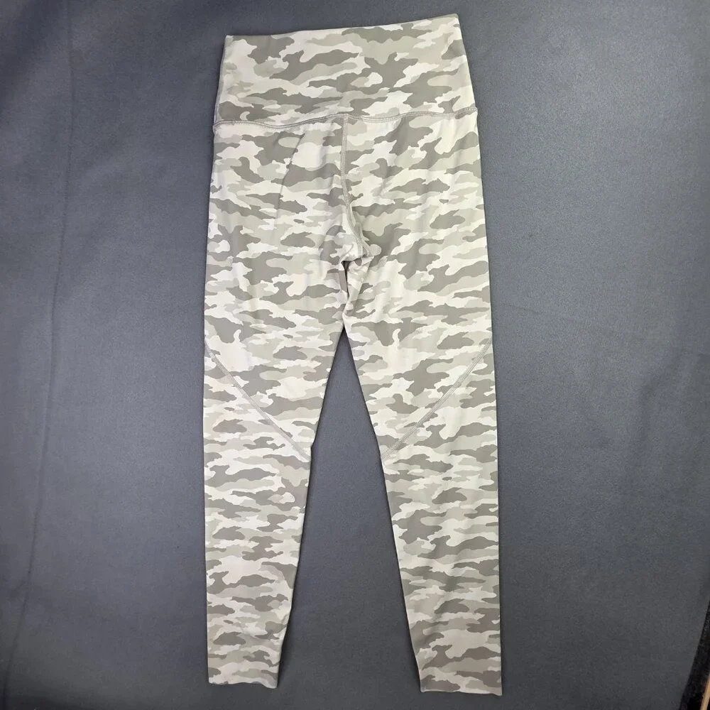 Aerie Leggings Womens S M Gray Camo High Rise Stretch Athleisure Yoga Pants